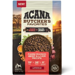 Acana Butcher's Favorites™, Farm-Raised Beef & Liver Grain Free High Protein Dry Dog Food 4lb | 506874EMS