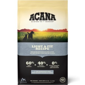 Acana Light & Fit Grain Free Dry Dog Food 25lb | 860293PCF