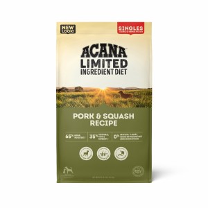 Acana Singles, Pork & Squash Limited Ingredients Grain Free Dry Dog Food 22.5lb | 670824SXI