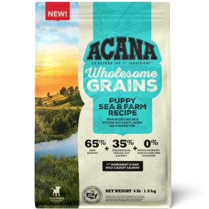 Acana Wholesome Grains, Puppy Sea & Farm Dry Dog Food 4lb | 042375SUR