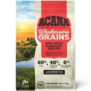 Acana Wholesome Grains, Red Meat & Grains Dry Dog Food 4lb | 016952JND