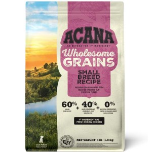 Acana Wholesome Grains, Small Breed Dry Dog Food 4lb | 904637GTM