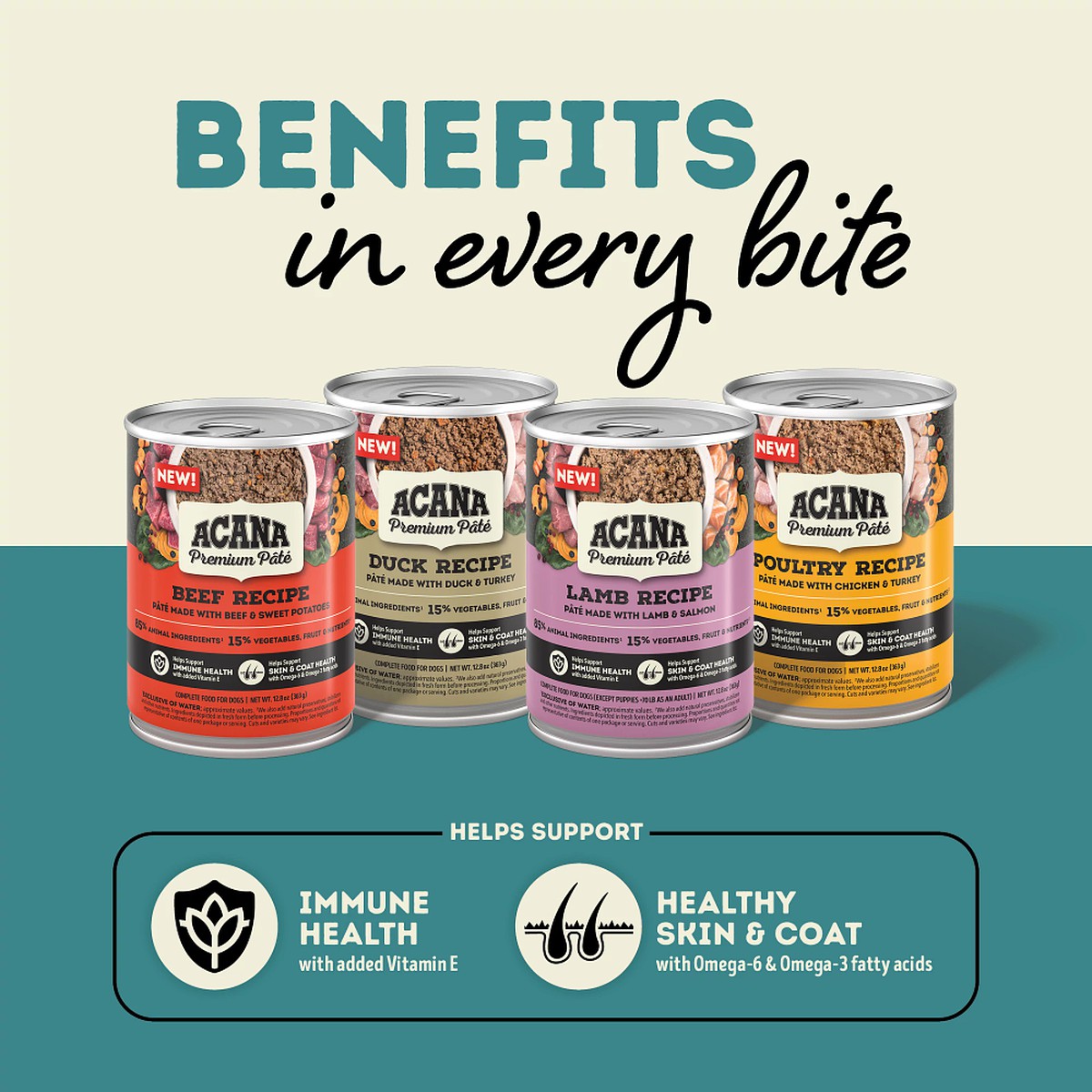 Acana ACANA PREMIUM PÂTÉ™, Beef Grain Free Wet Dog Food 12.8oz*12 | 957362PWQ