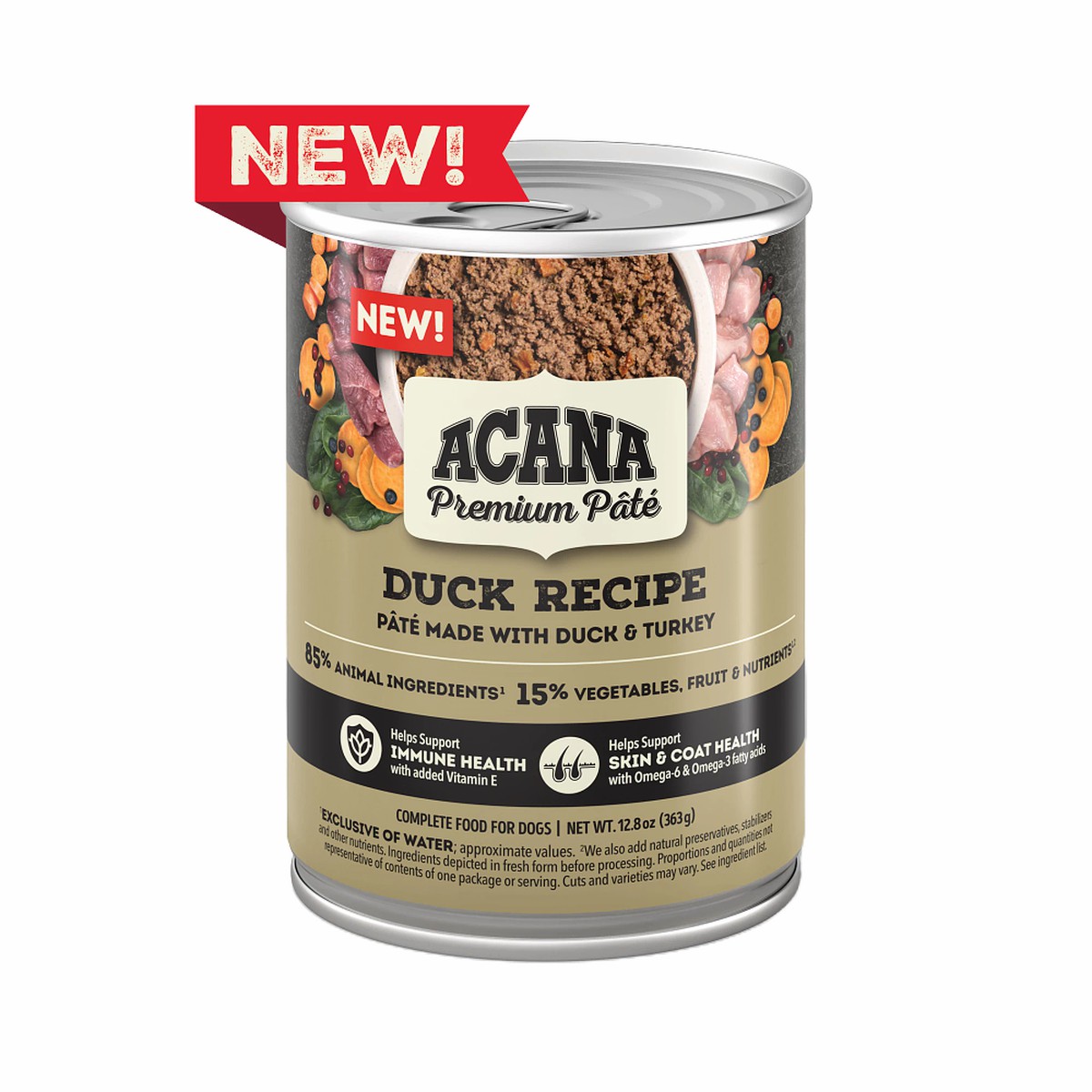 Acana ACANA PREMIUM PÂTÉ™, Duck Grain Free Wet Dog Food 12.8oz*12 | 163548FDT