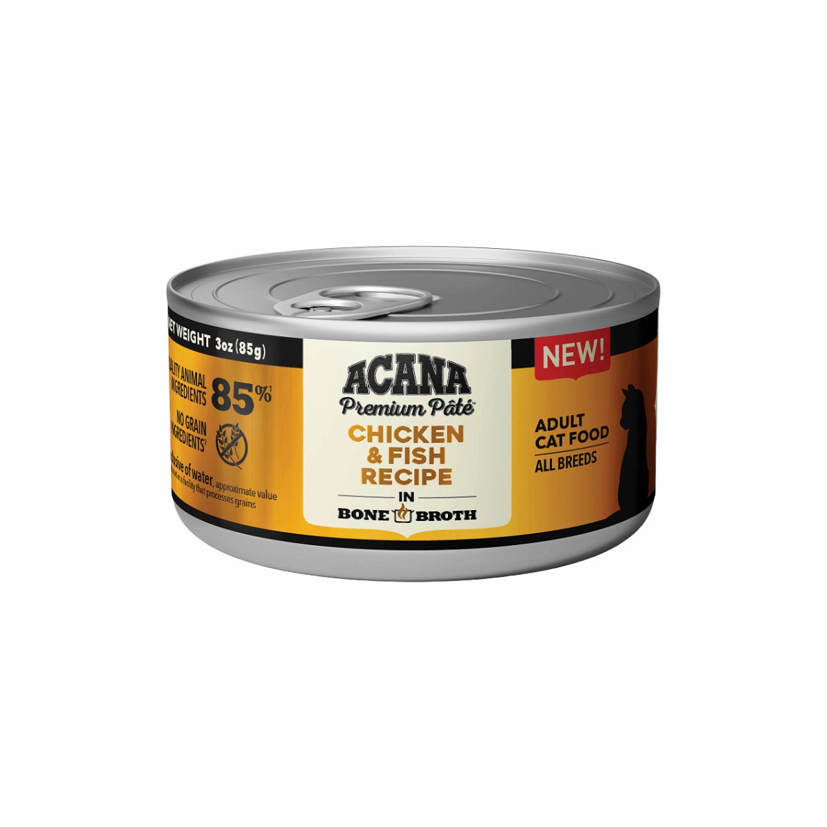 Acana ACANA Premium Pâté, Chicken & Fish Grain Free Wet Cat Food 3oz*24 | 658271NOU