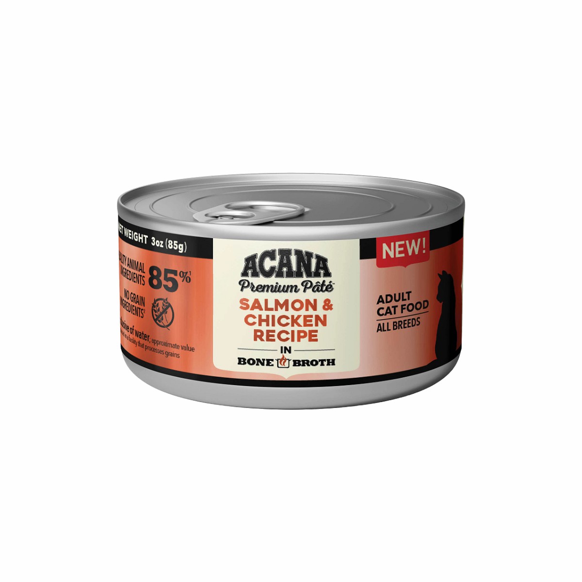 Acana ACANA Premium Pâté, Salmon & Chicken Grain Free Wet Cat Food 3oz*24 | 018345GYE