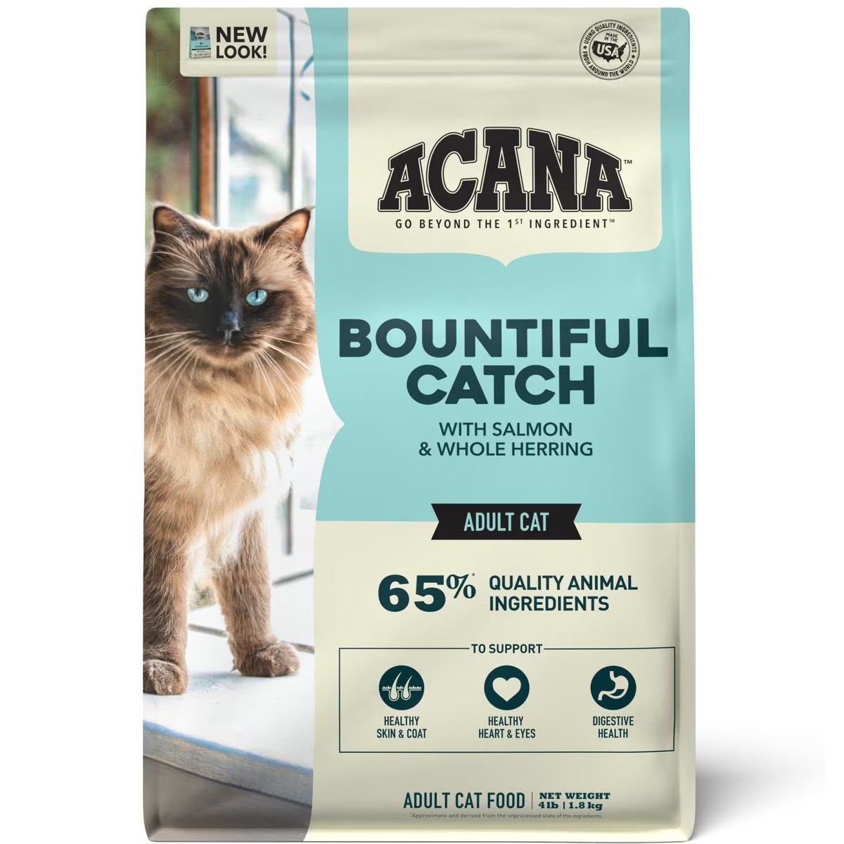 Acana Bountiful Catch Grain Inclusive Dry Cat Food 4lb | 457928VMQ