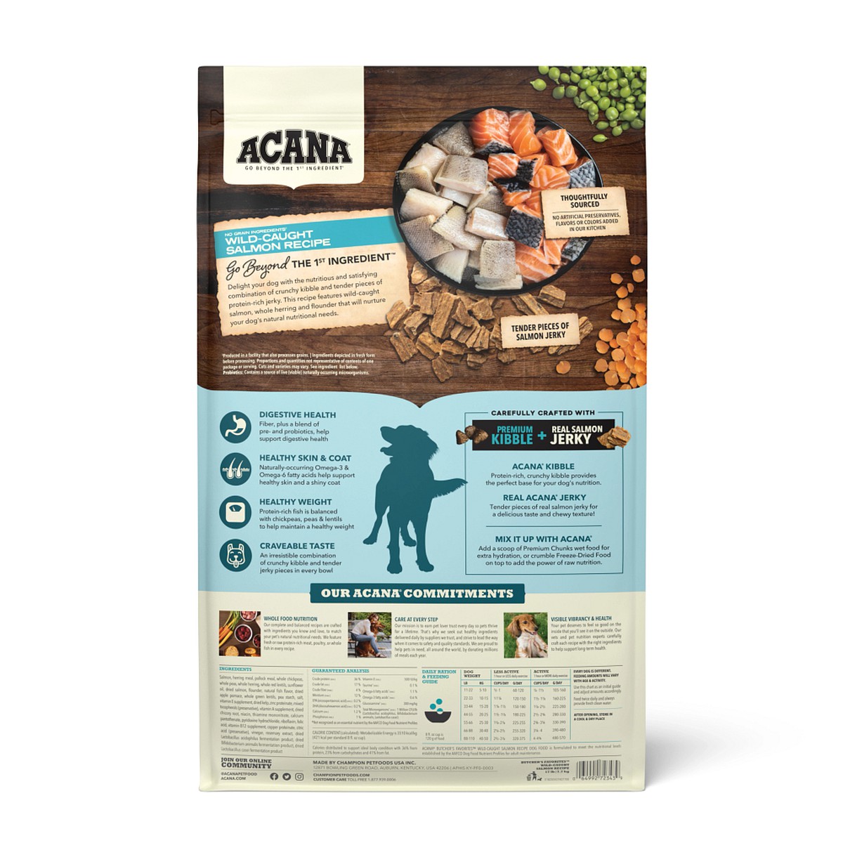 Acana Butcher's Favorites™, Wild-Caught Salmon Grain Free High Protein Dry Dog Food 4lb | 981430RFQ