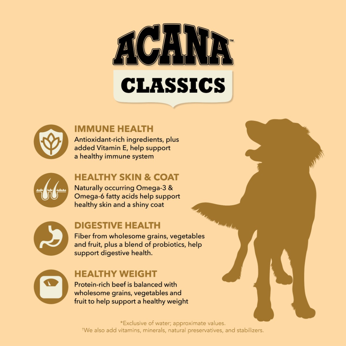 Acana Classics, Chicken and Barley Grain Inclusive Dry Dog Food 22.5lb | 602784WNB