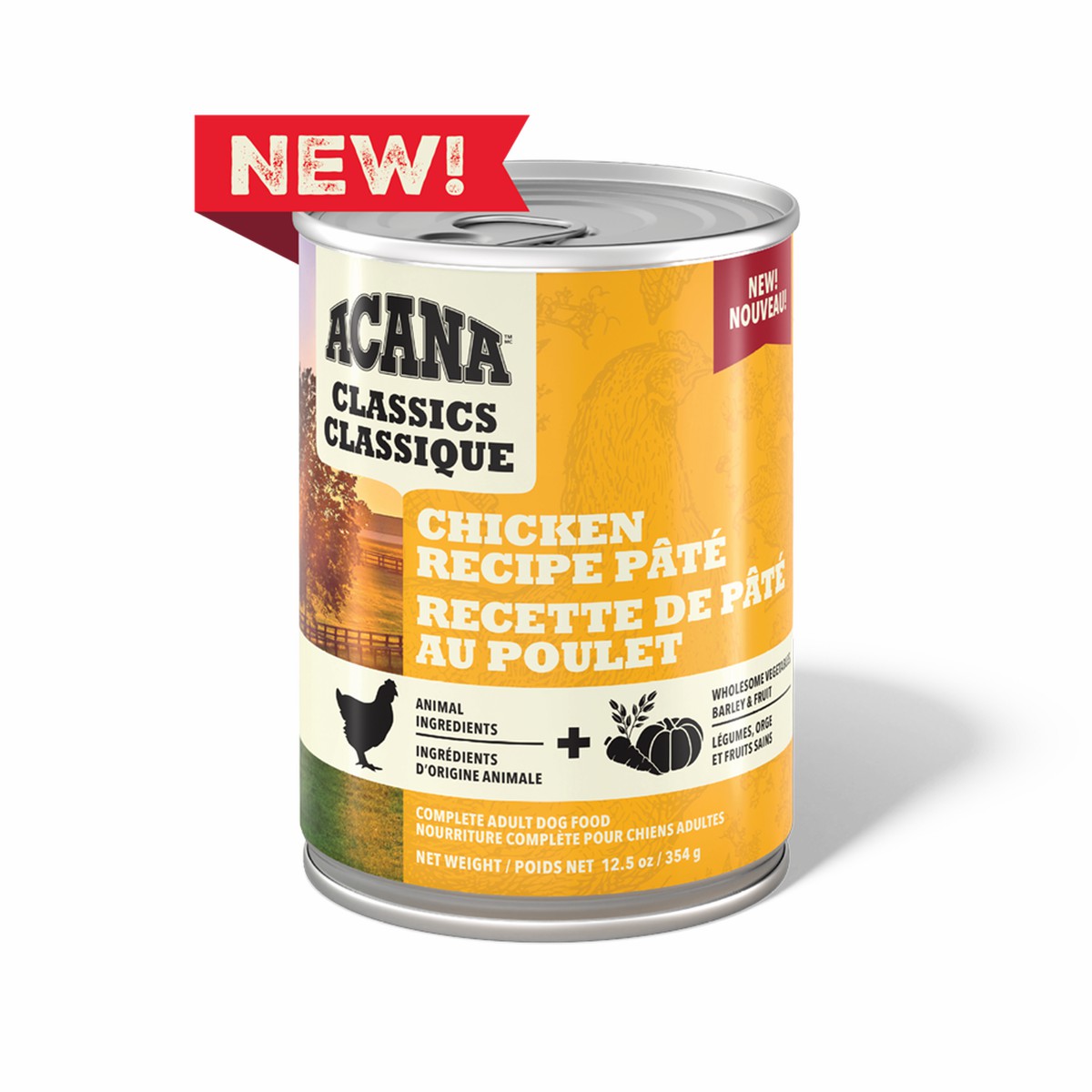 Acana Classics Pâté, Chicken Grain Inclusive Wet Dog Food 12.5oz*12 | 783260IGQ