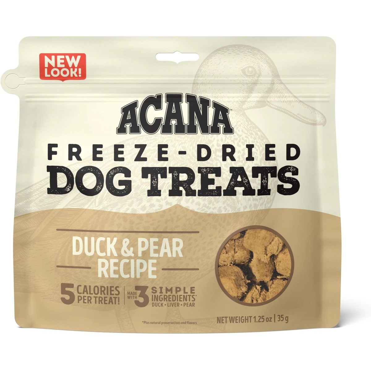 Acana Duck & Pear Freeze-Dried Treats Limited Ingredients Grain Free Freeze-Dried Dog Treats 1.25oz | 170293YOC