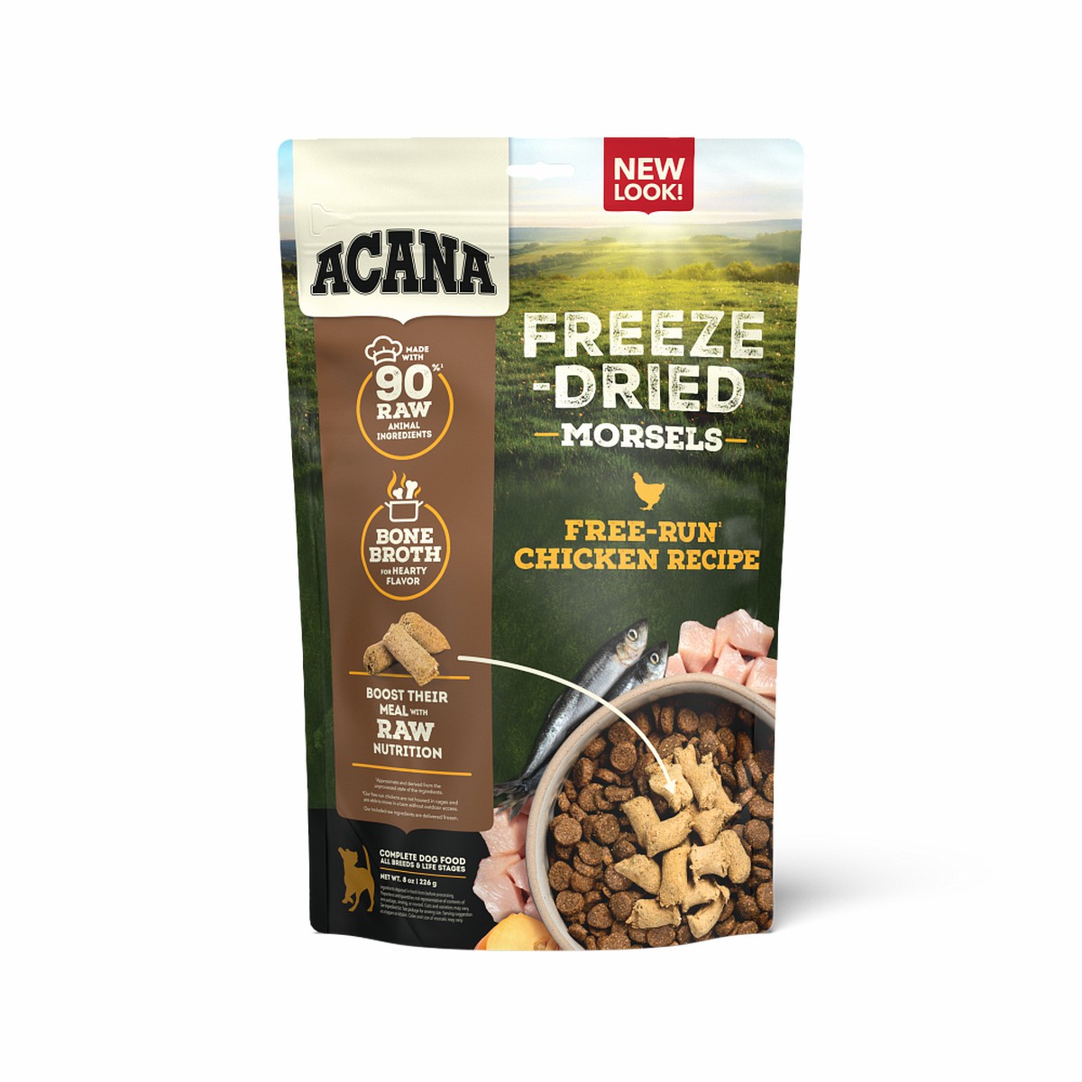 Acana Freeze-Dried Food, Chicken, Morsels Grain Free Freeze-Dried Food 8oz | 491302SDM