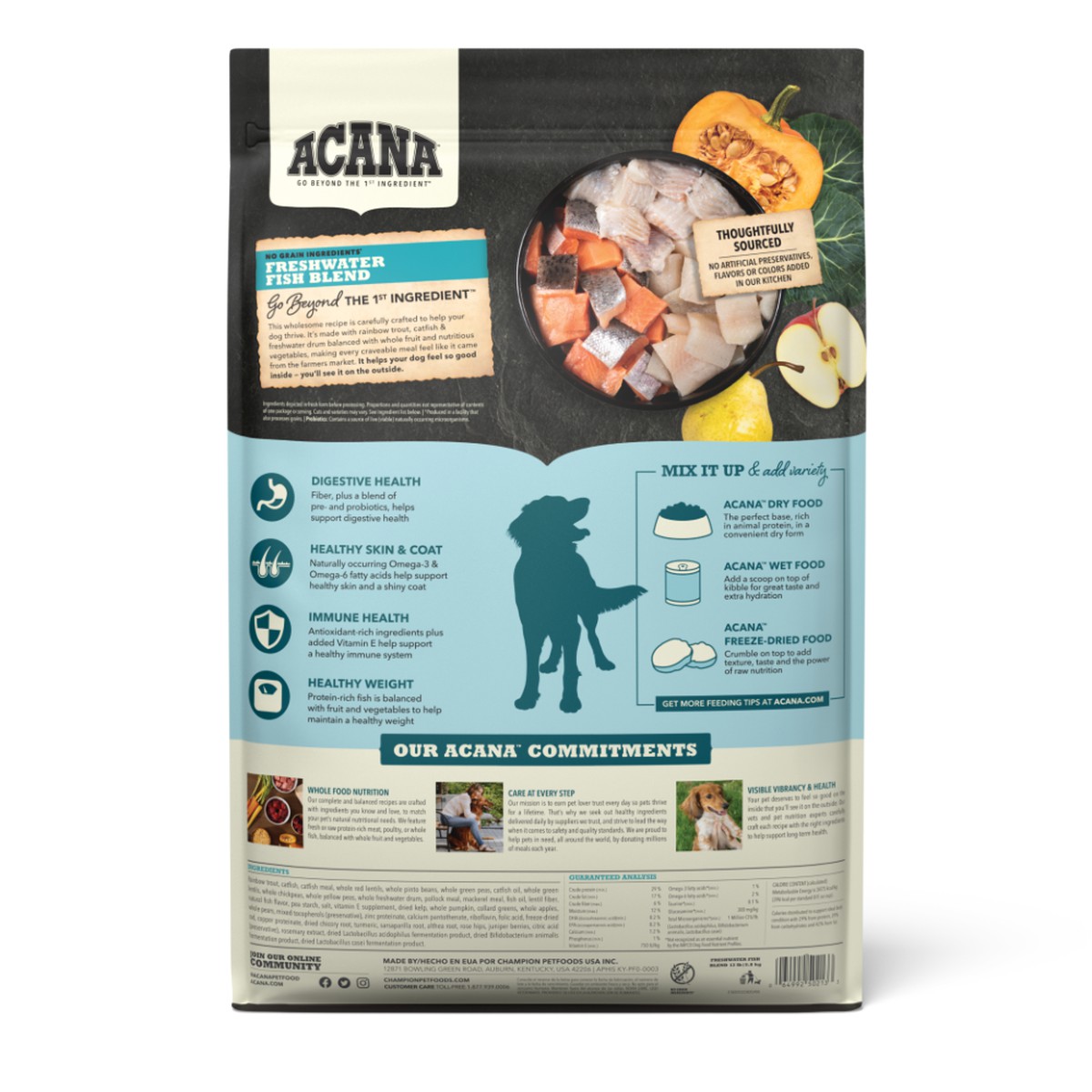 Acana Freshwater Fish Blend Grain Free Dry Dog Food 4.5lb | 439750ELK