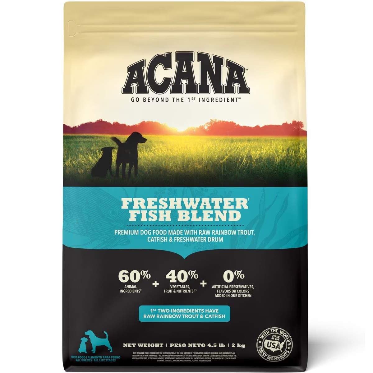 Acana Freshwater Fish Blend Grain Free Dry Dog Food 4.5lb | 439750ELK