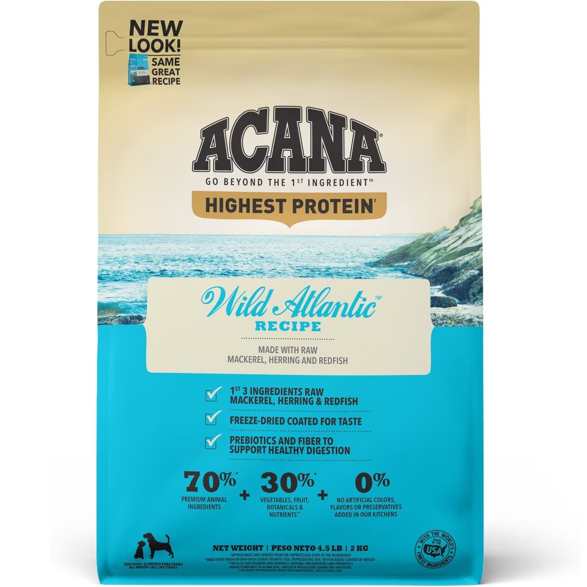 Acana Highest Protein, Wild Atlantic Grain Free Dry Dog Food 4.5lb | 532917ERH