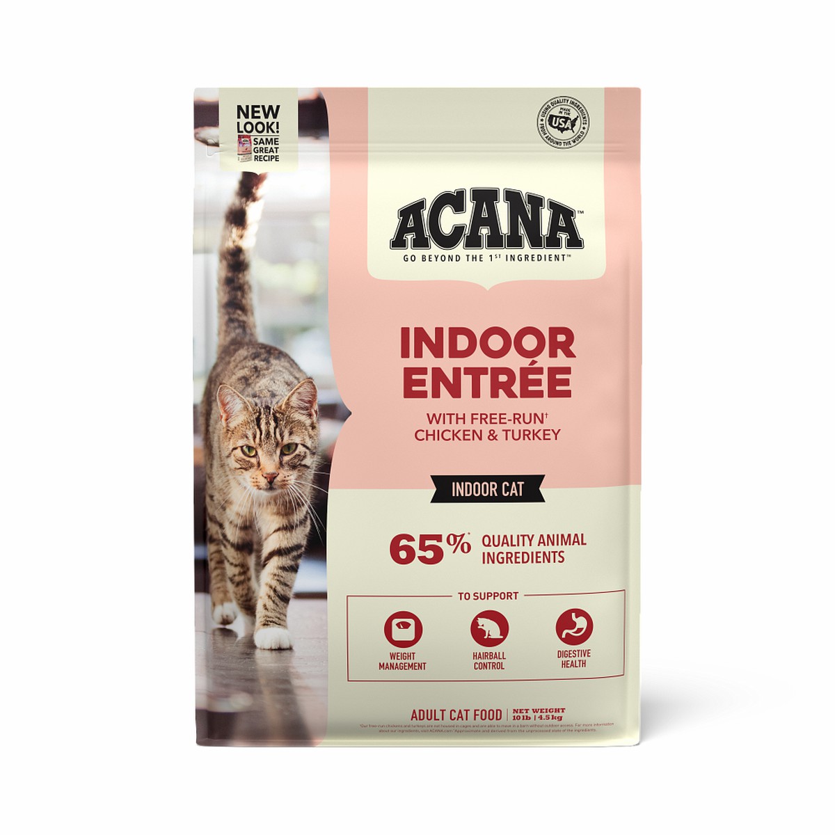 Acana Indoor Entrée with Poultry & Fish Grain Inclusive Dry Cat Food 10lb | 063471DWJ