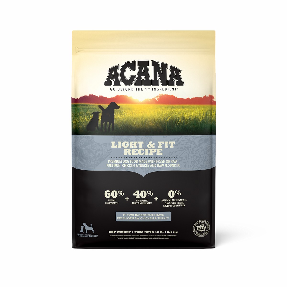 Acana Light & Fit Grain Free Dry Dog Food 13lb | 460279MEU