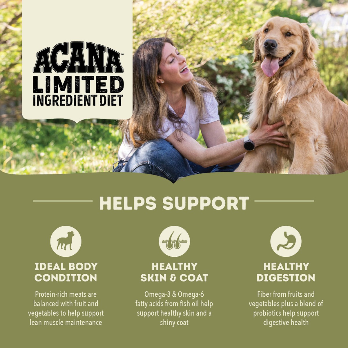 Acana Singles, Pork & Squash Limited Ingredients Grain Free Dry Dog Food 4.5lb | 821593FQV